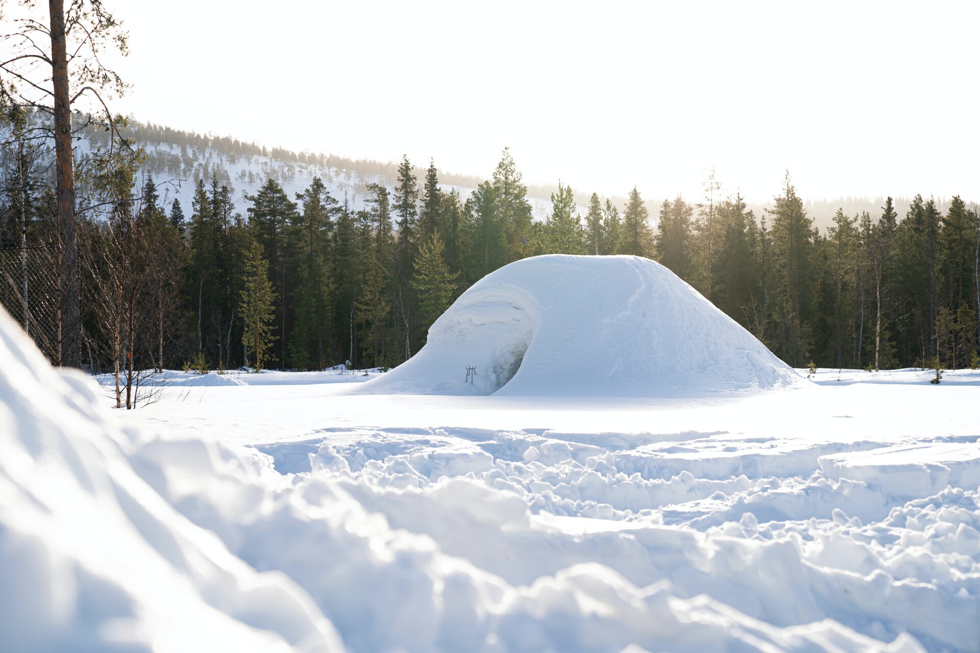 Construire et dormir une nuit dans un Igloo